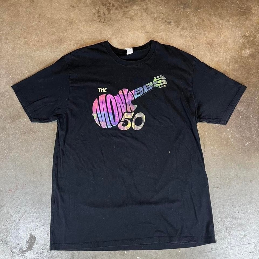The Monkees 50th Anniversary black cotton t-shirt Men's Size XL